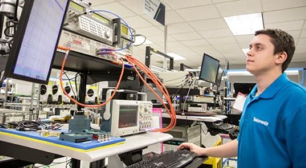Technician following ISO IEC 17025 Calibration Standards